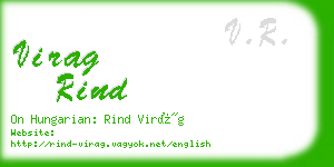 virag rind business card